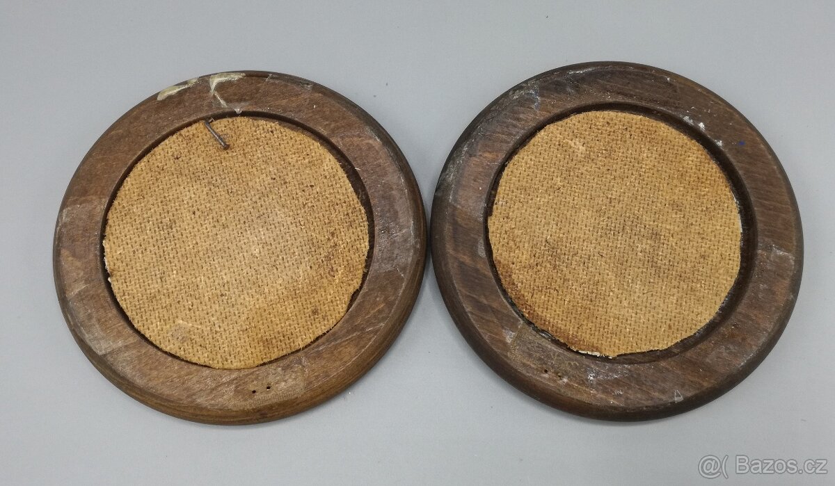 Štyri kruhové maľované obrázky - 2