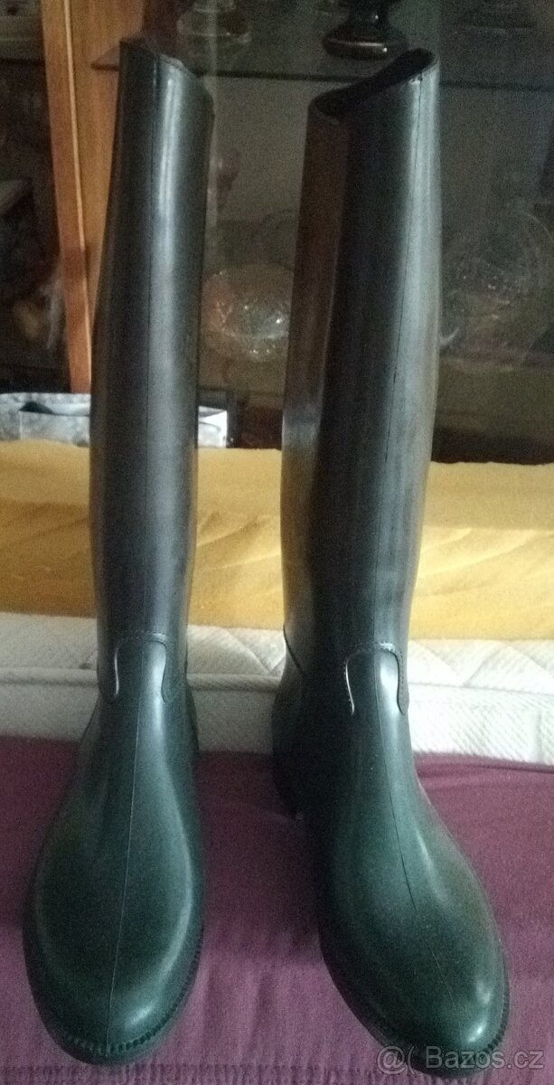Gumové, jezdecké holinky 7 / 41 - 2