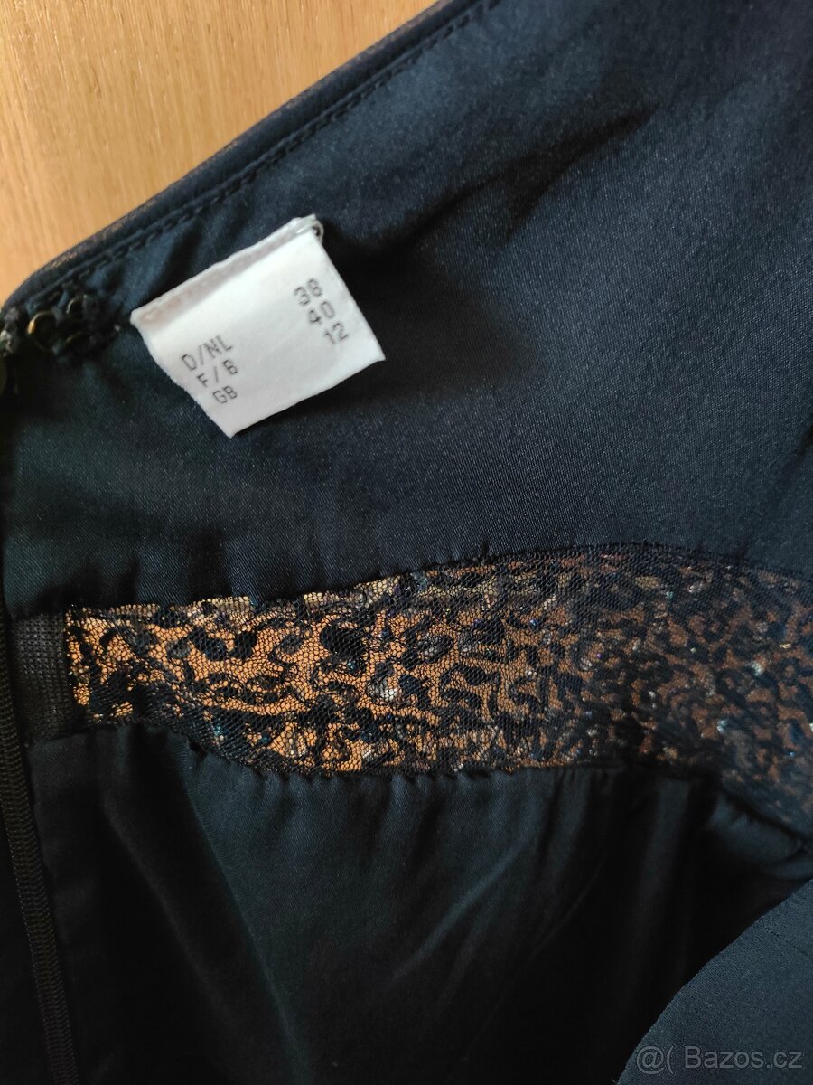 Plesové šaty, velikost 38 - 2