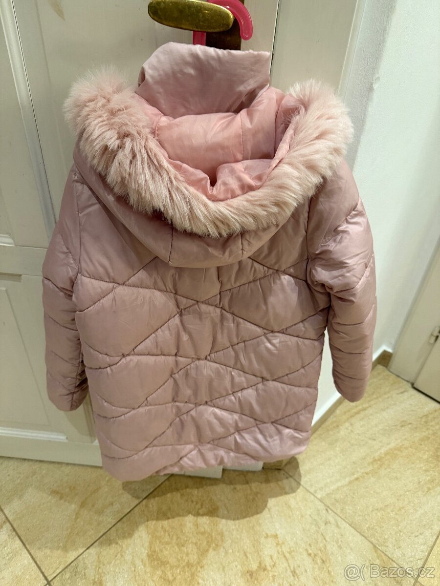 Bunda dívčí zimní 140 - 2