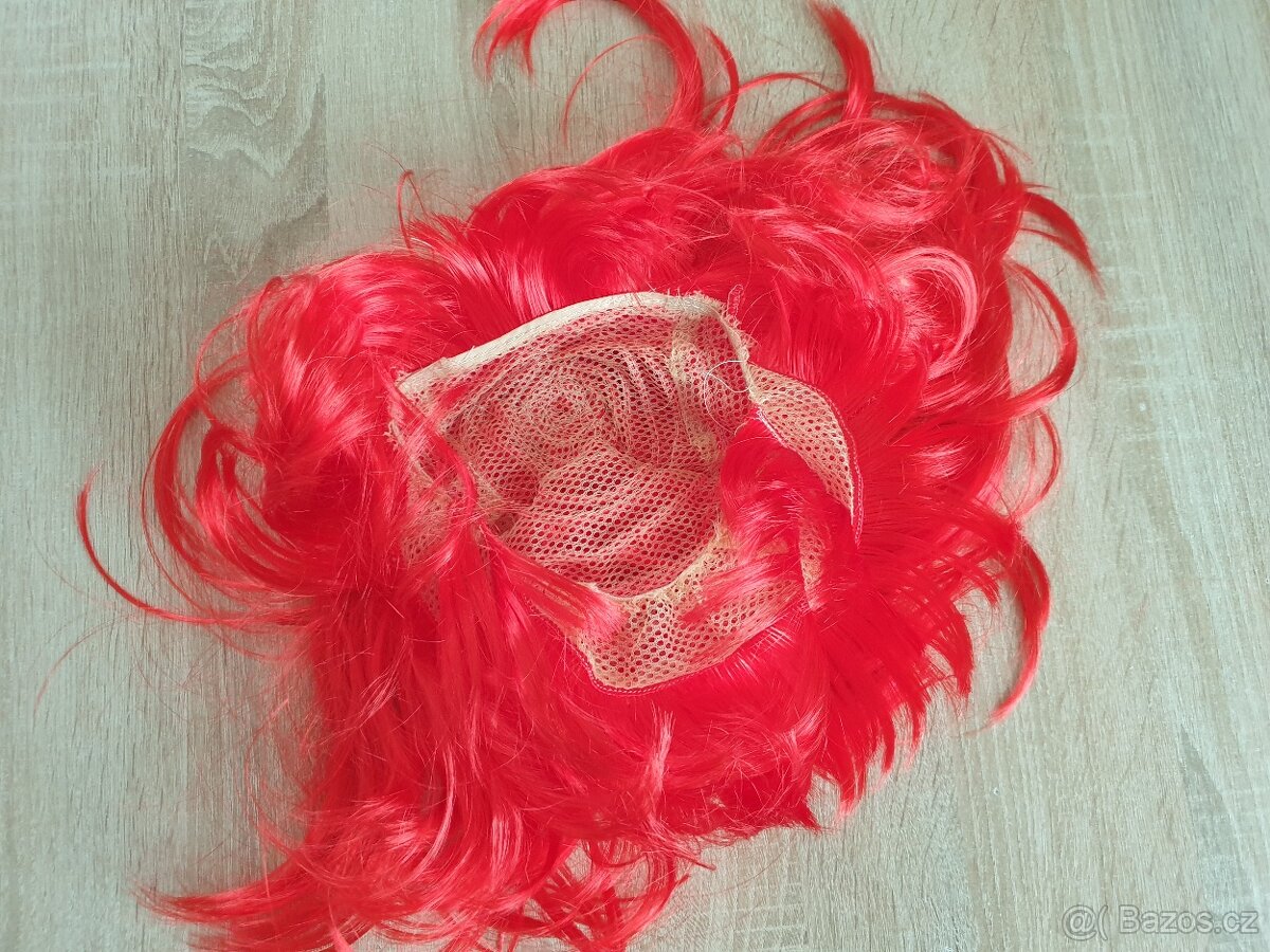 Párty paruka - růžová na mikádo - 2