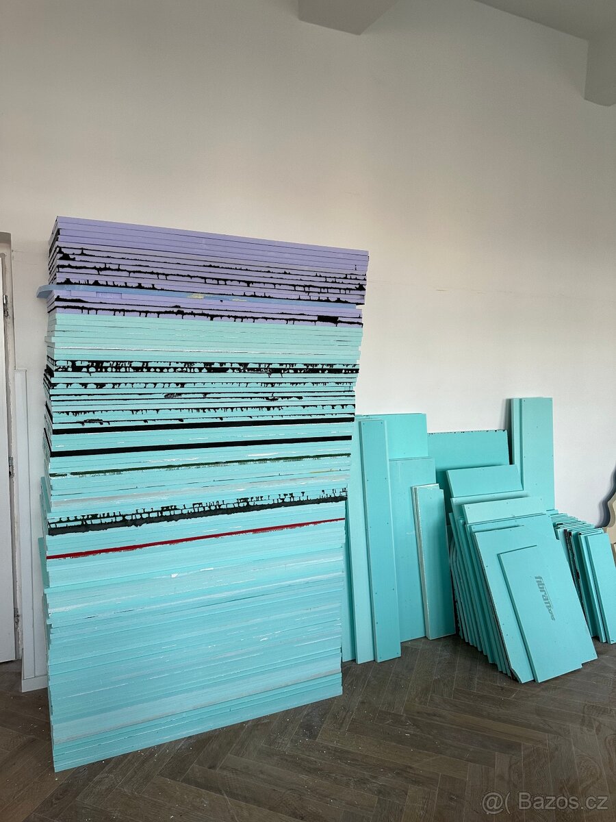 Desky z extrudovaného polystyrenu cca 80m2 - 2