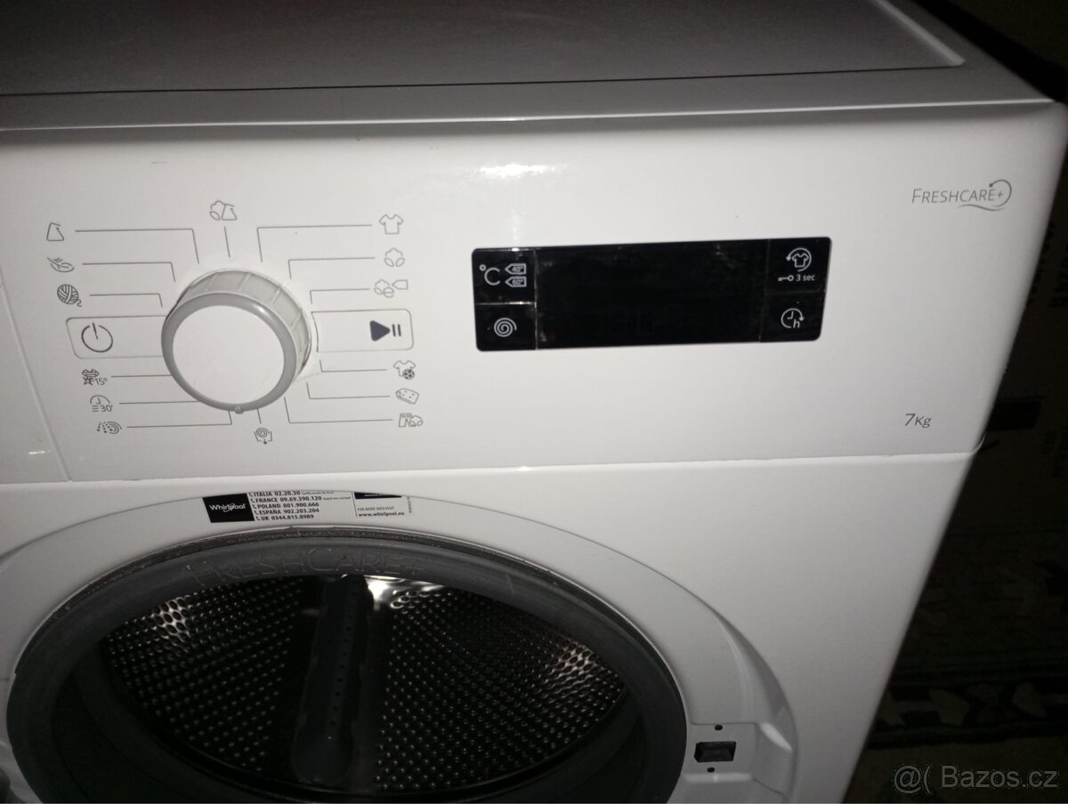 Pračka Whirlpool – 7 kg, FreshCare+, plně funkční - 2