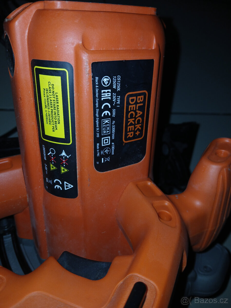 Kotoučová pila Black Decker CS 1250L - 2