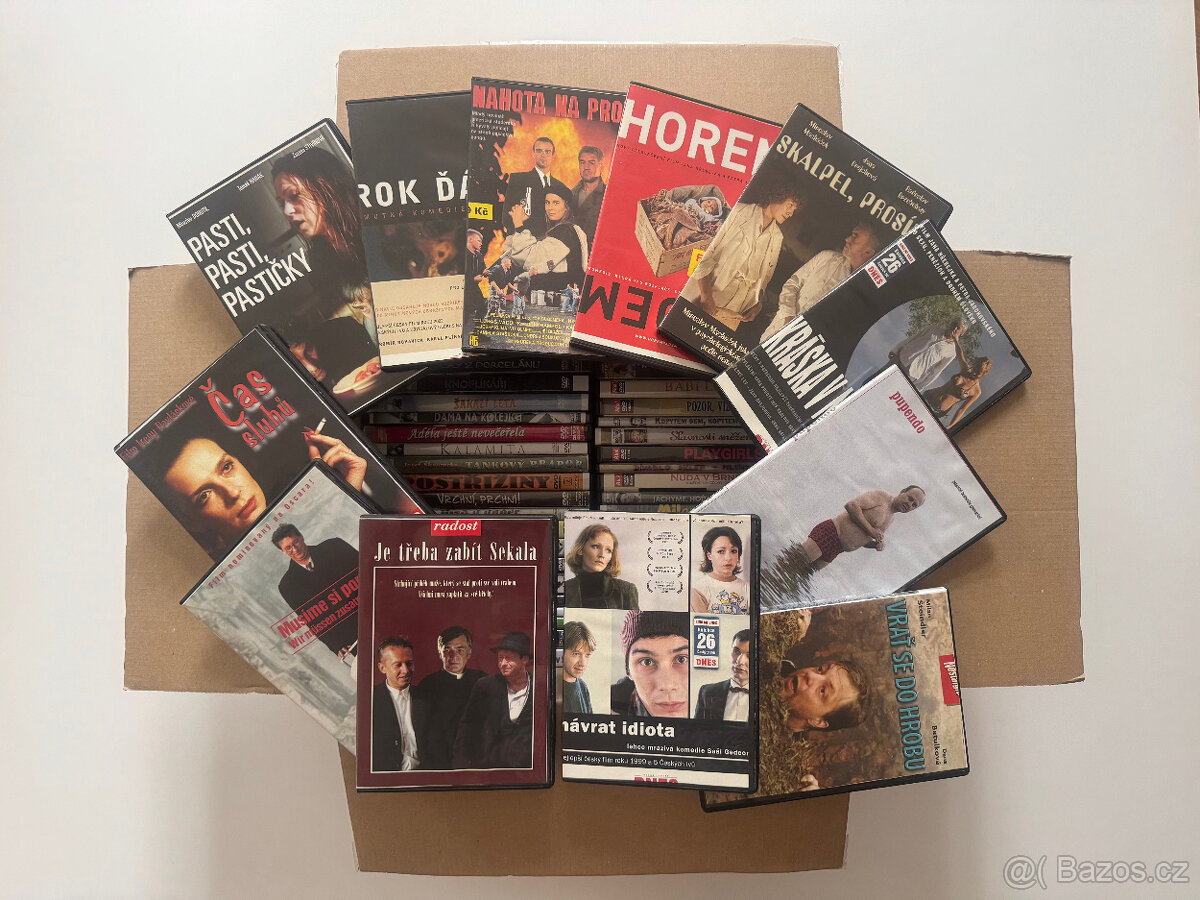Sbírka českých filmů originál DVD 58 kusů - 2