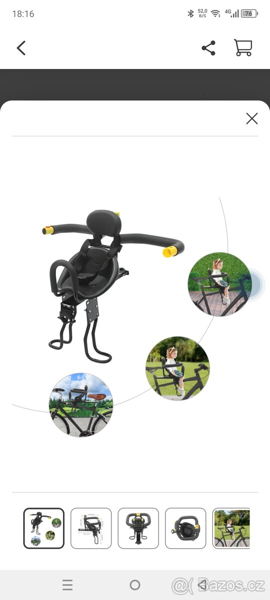 Přední cyklosedačka - 2