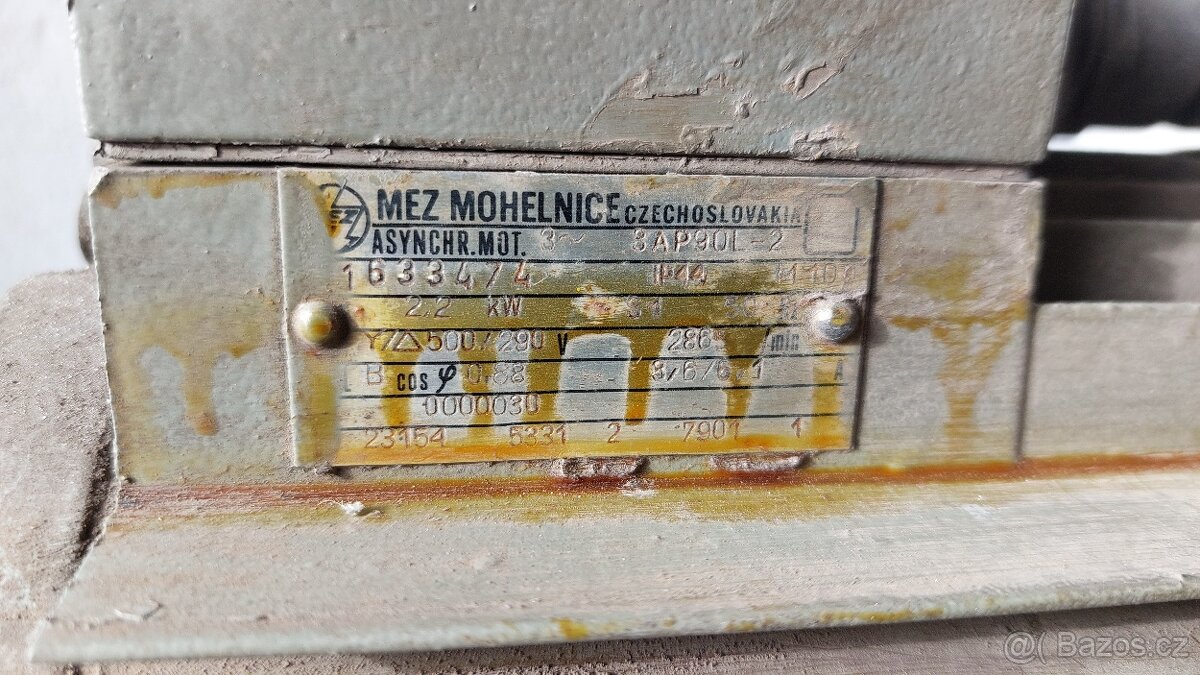 ELEKTROMOTOR, 3 ks, výroba Mohelnice - 2