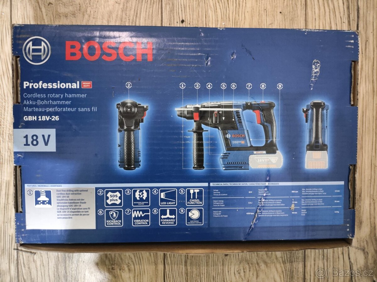 AKU vrtací kladivo Bosch - 2