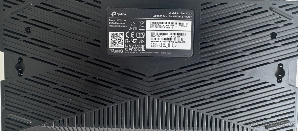 Wifi router TP link Archer ax23 - 2