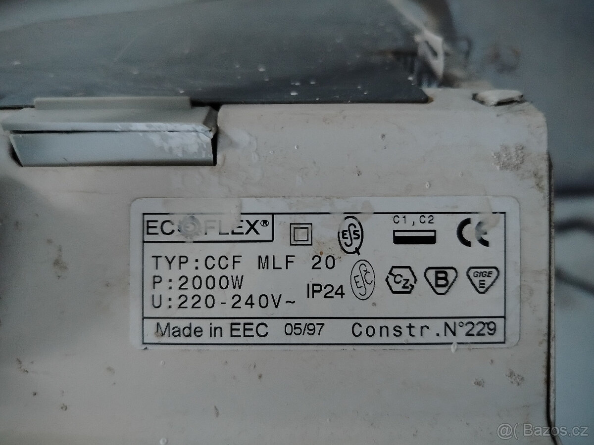 Přímotop ECOFLEX: Typ: CCF MLF 20 - 2