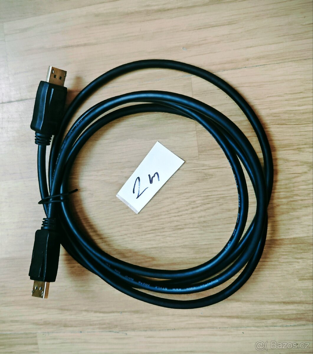 DisplayPort (DP) kabel – délka 2 metry - 2