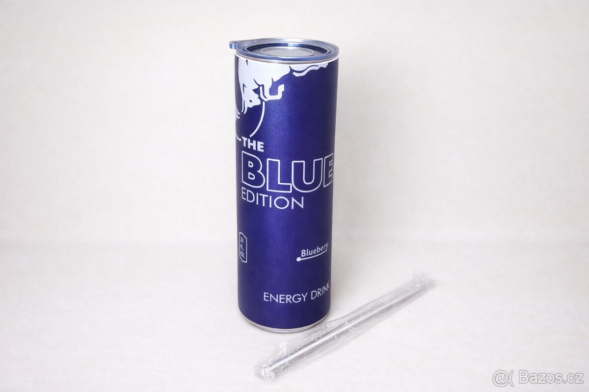 Láhev na vodu Red Bull modrý objem 600ml - 2