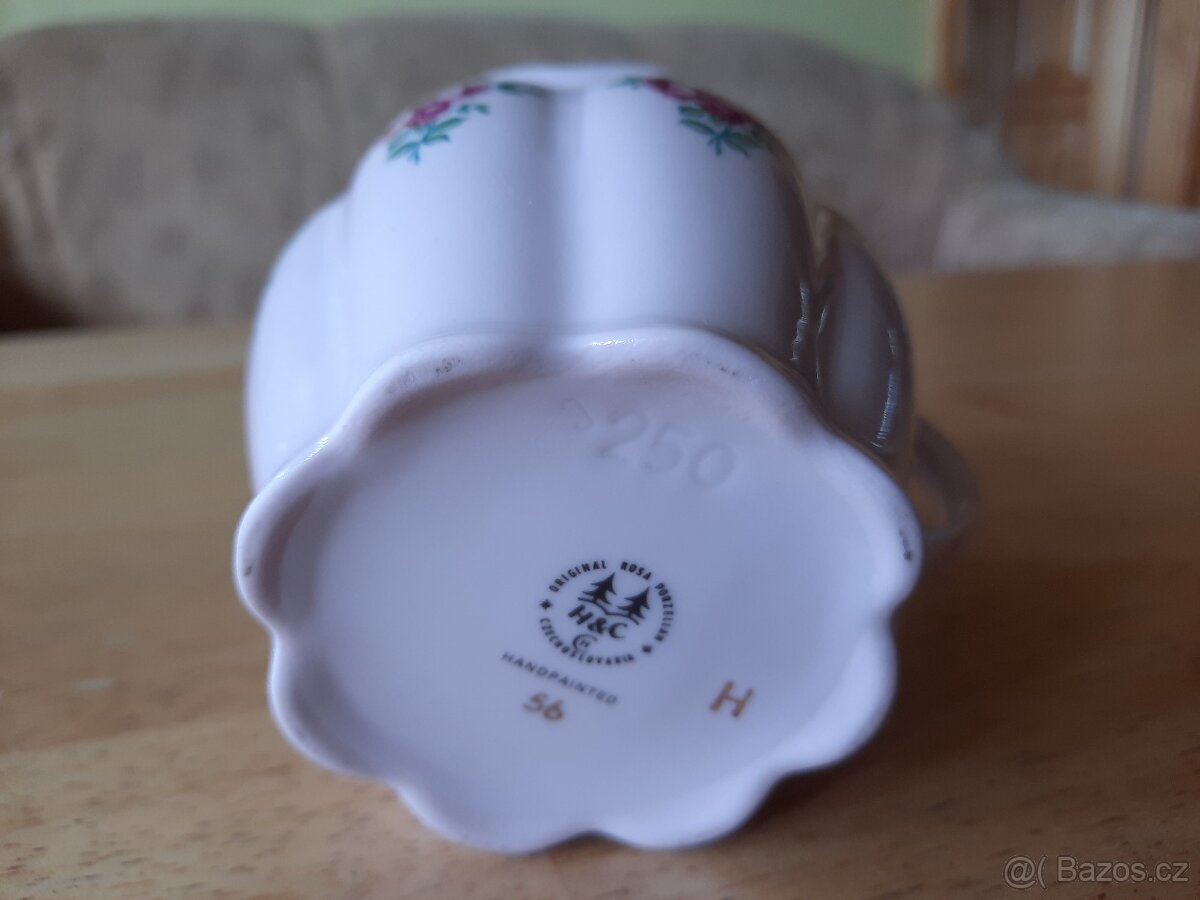 RŮŽOVÝ PORCELÁN - HRNEK - 2