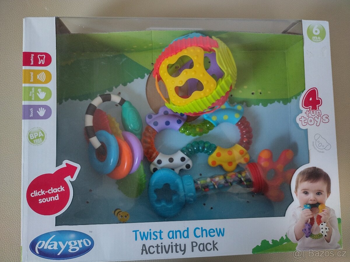 Hračky pro nejmenší Play gro, aktivity box - 2