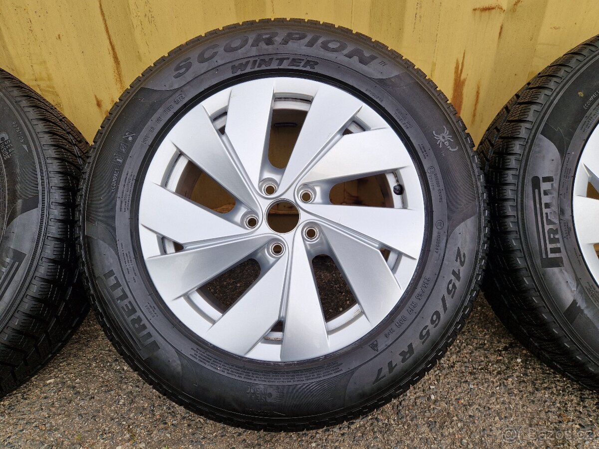 5x112 r17 kola disky tiguan volkswagen alu zimni 215 65 17 - 2