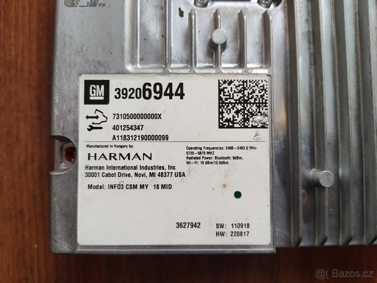 Rádio Harman Insignia B - 2