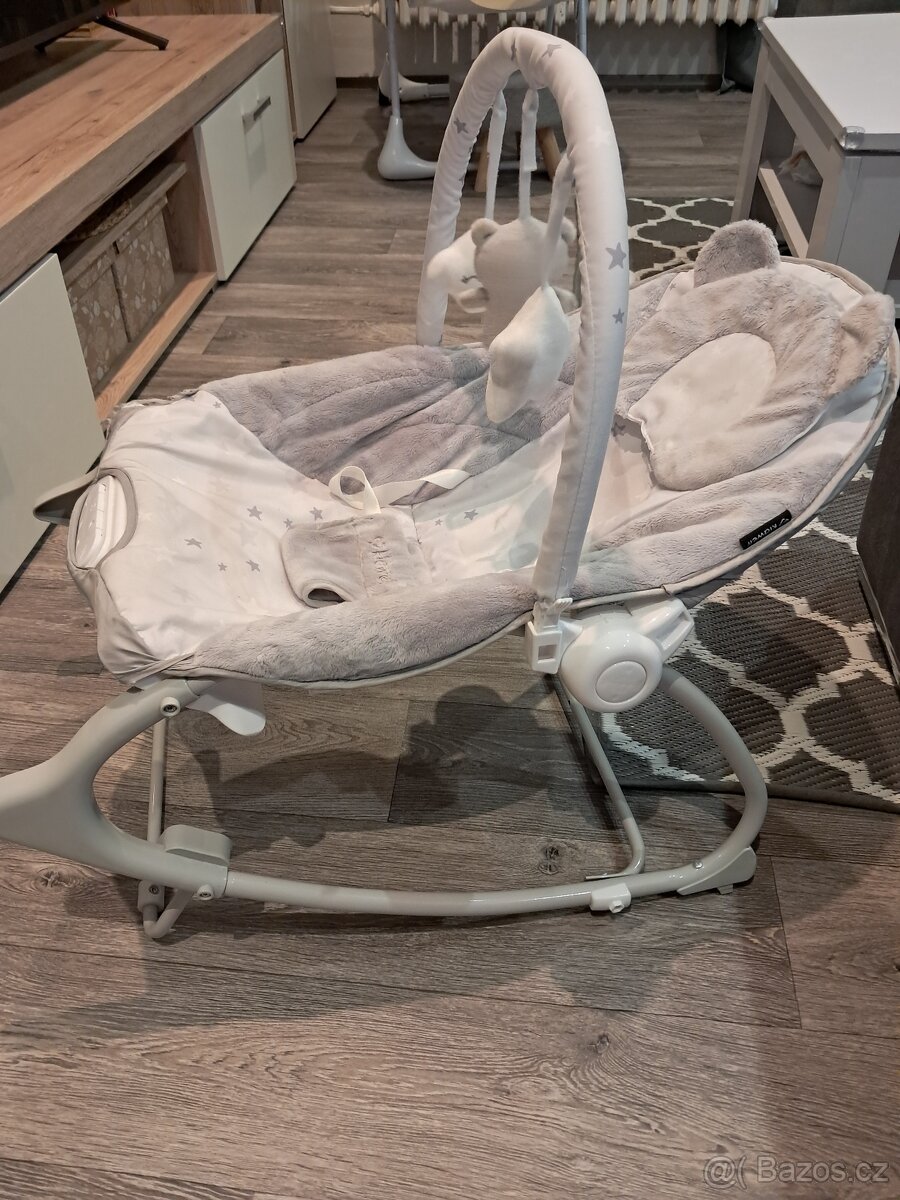 Lehátko/houpatko KIDWELL PINO šedé - 2