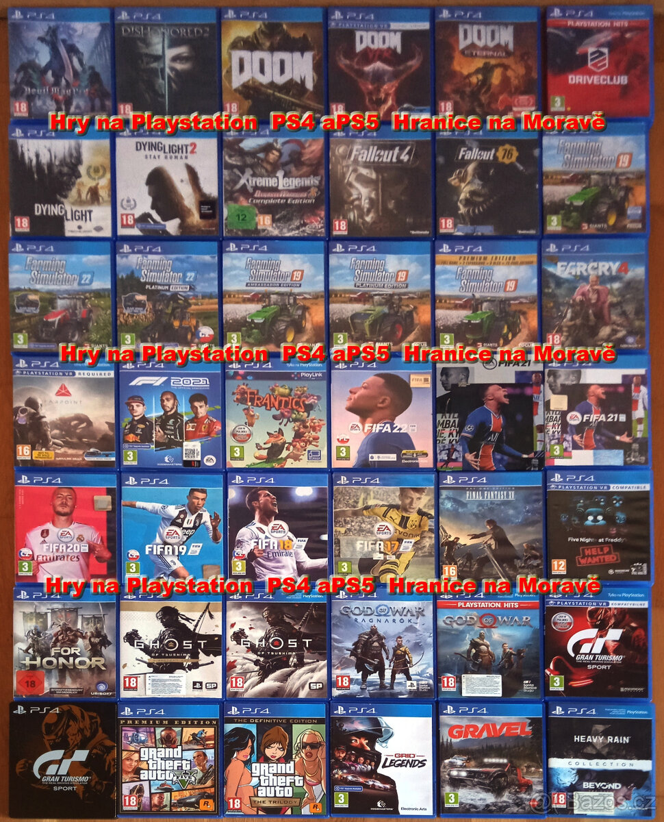 Hry na Playstation PS4 a PS5 - 1.část seznamu - 2