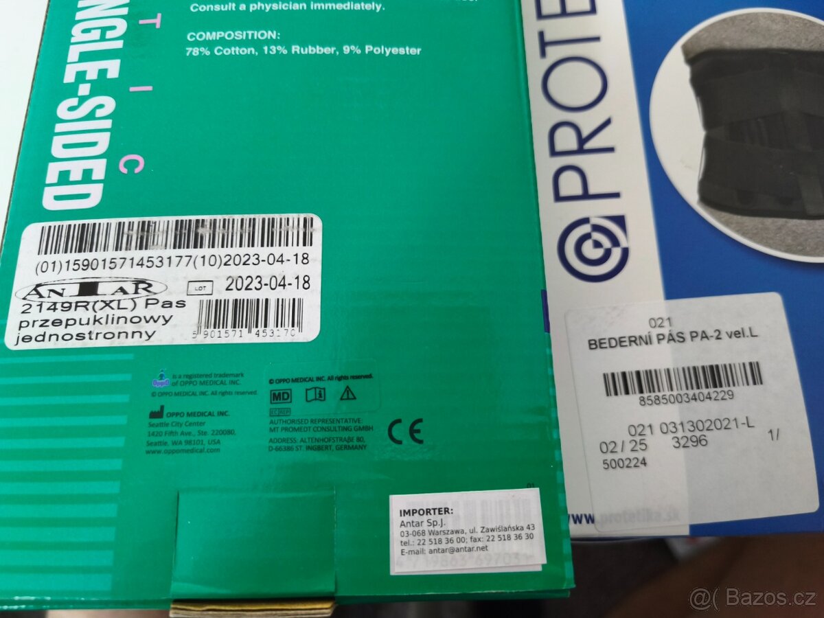 Tříselný kýlní a bederní pás - 2