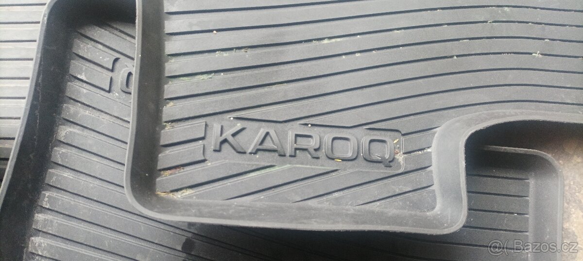 Gumové koberce Karoq r.v. 2024 - 2