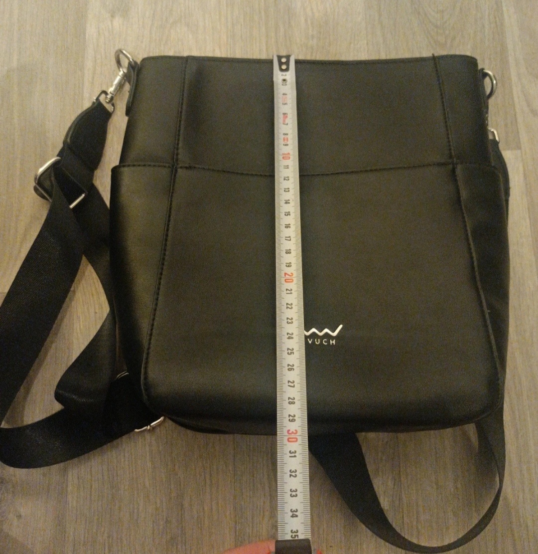 Vuch Eldrin Black velká crossbody kabelka - 2