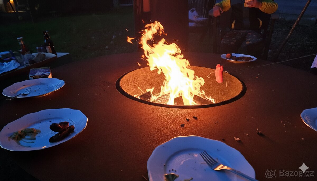 cortenové ohniště - 2