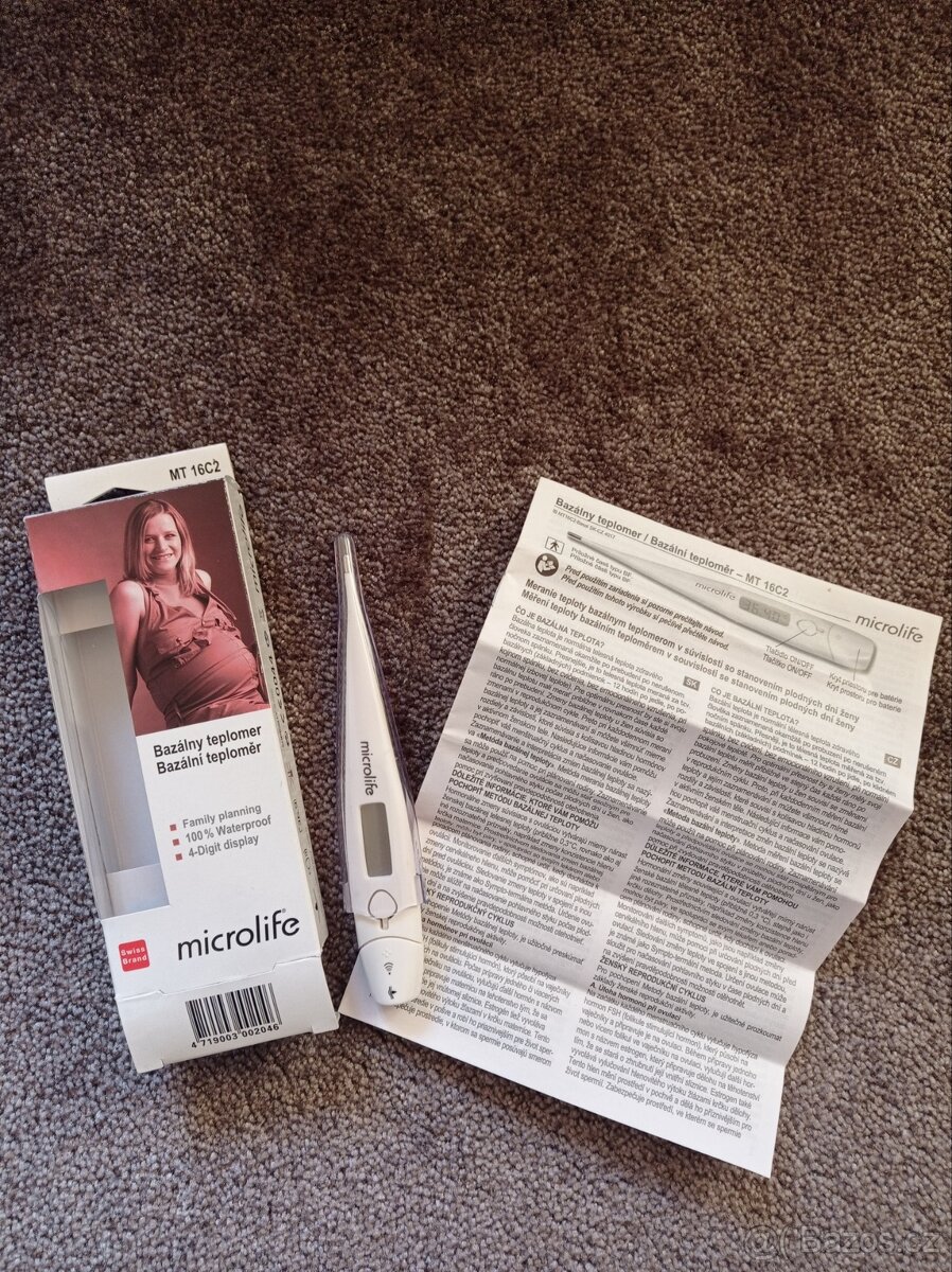 MICROLIFE Teploměr digitální MT 16C2, bazální - 2