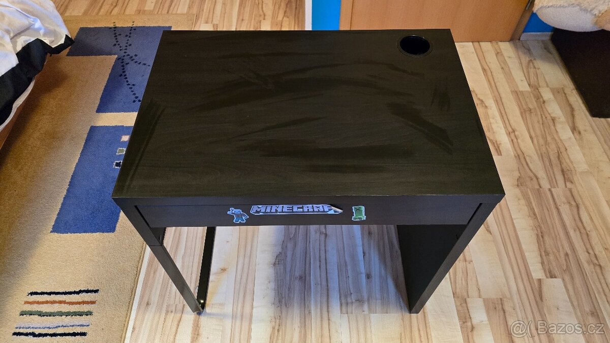 Psací stůl Micke Ikea - černohnědý - 2