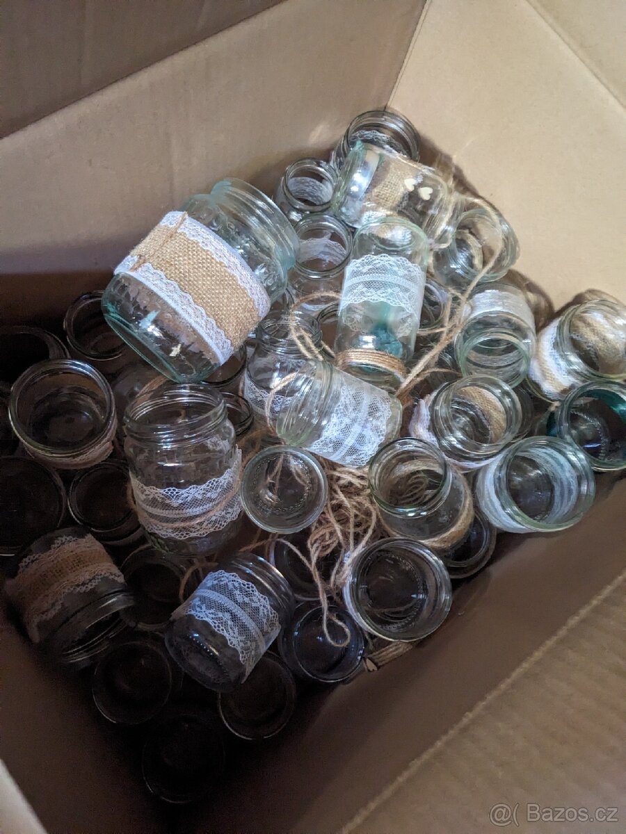 Dekorativní skleničky na svatbu - 2