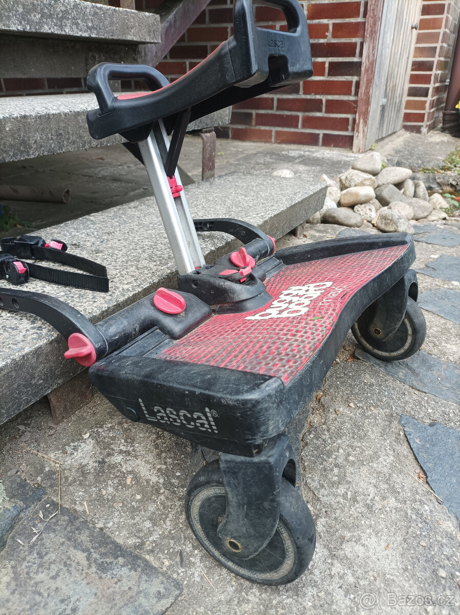 Stupátko skejtík Lascal Buggy Board Maxi se sedatkem - 2