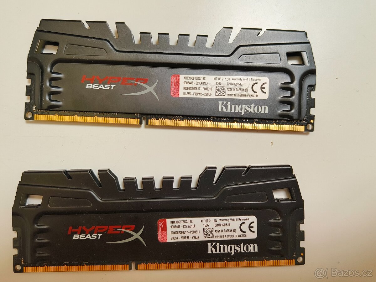 Kingston Beast XMP DDR3 16GB (2x8GB) - 2