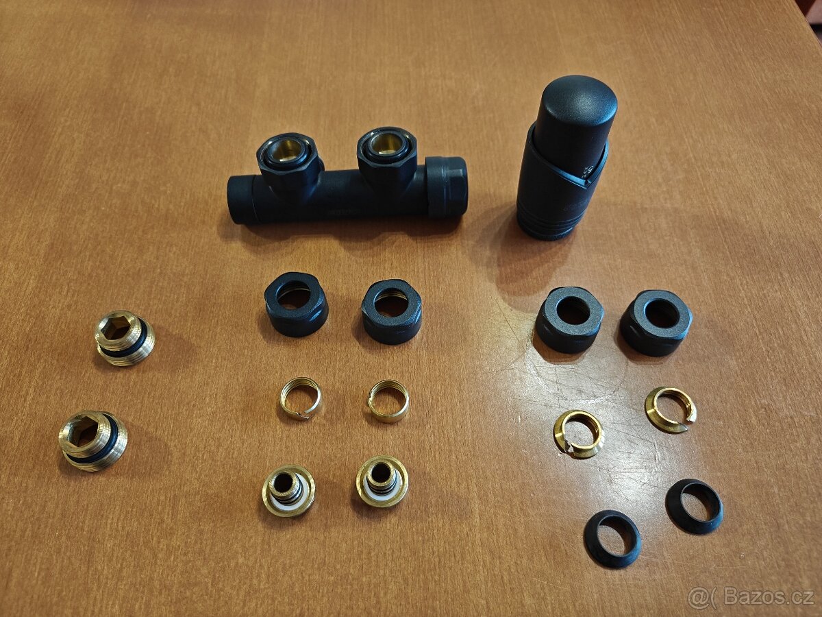 Rohový termostatická ventil antracit Ferro - 2