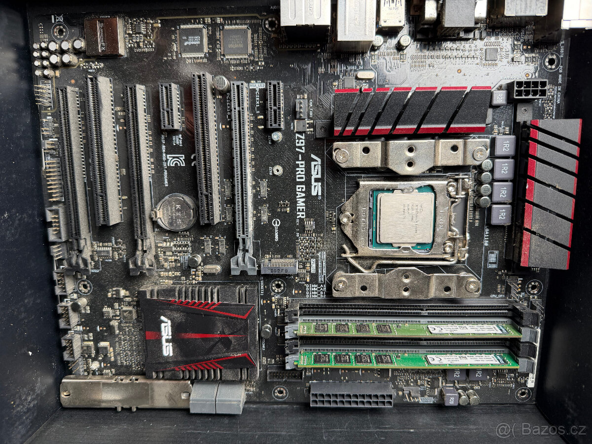 Herní set ASUS Z97 + i5-4690K (Odemčený) + 16GB RAM - 2