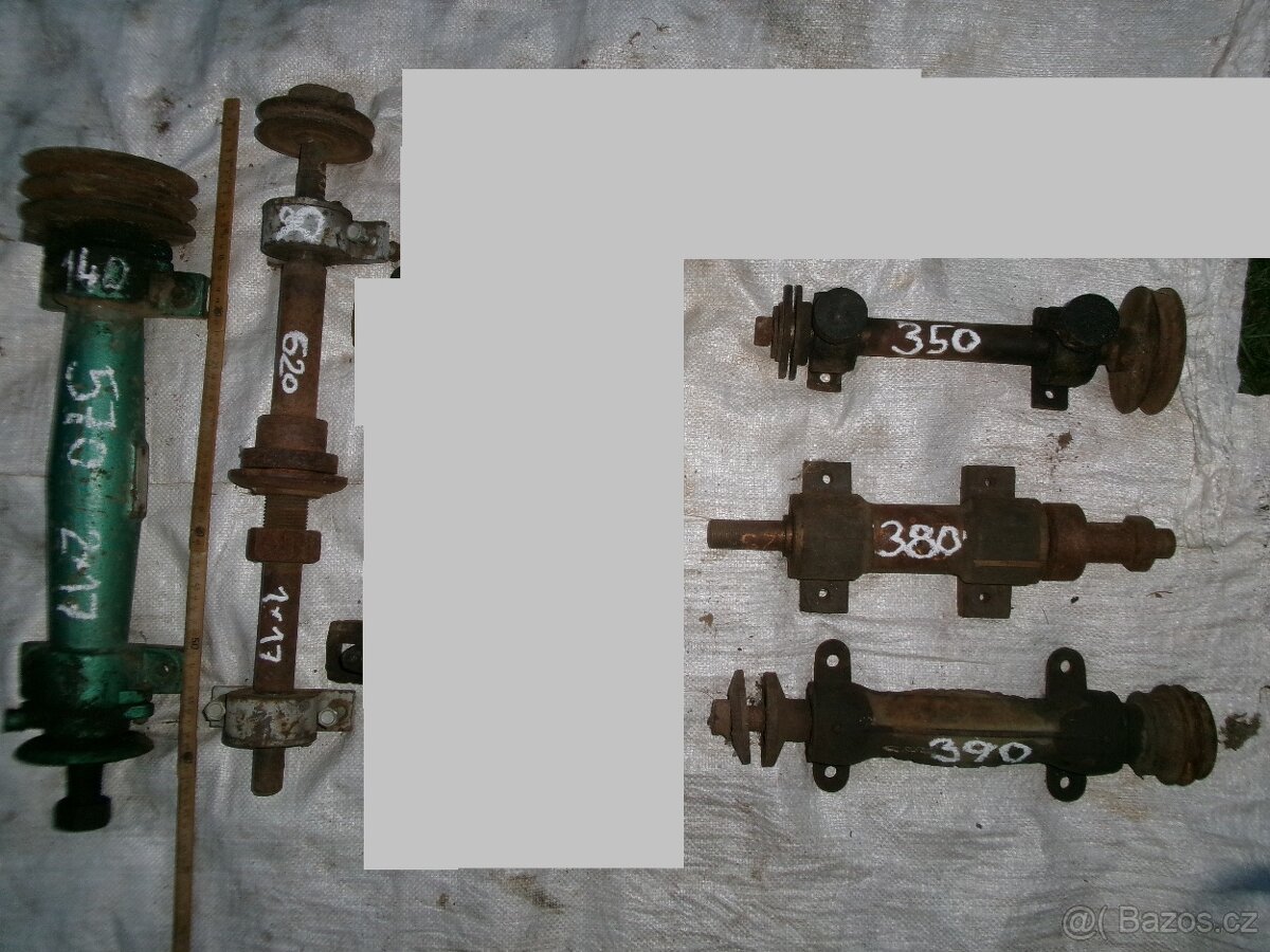 prodám staré hřídele na kotoučové pily či brusky, či na jiné - 2