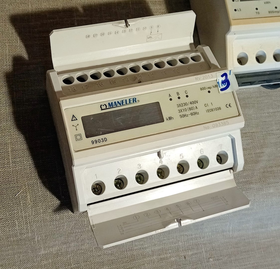 elektroměr na DIN lištu Maneler - 2