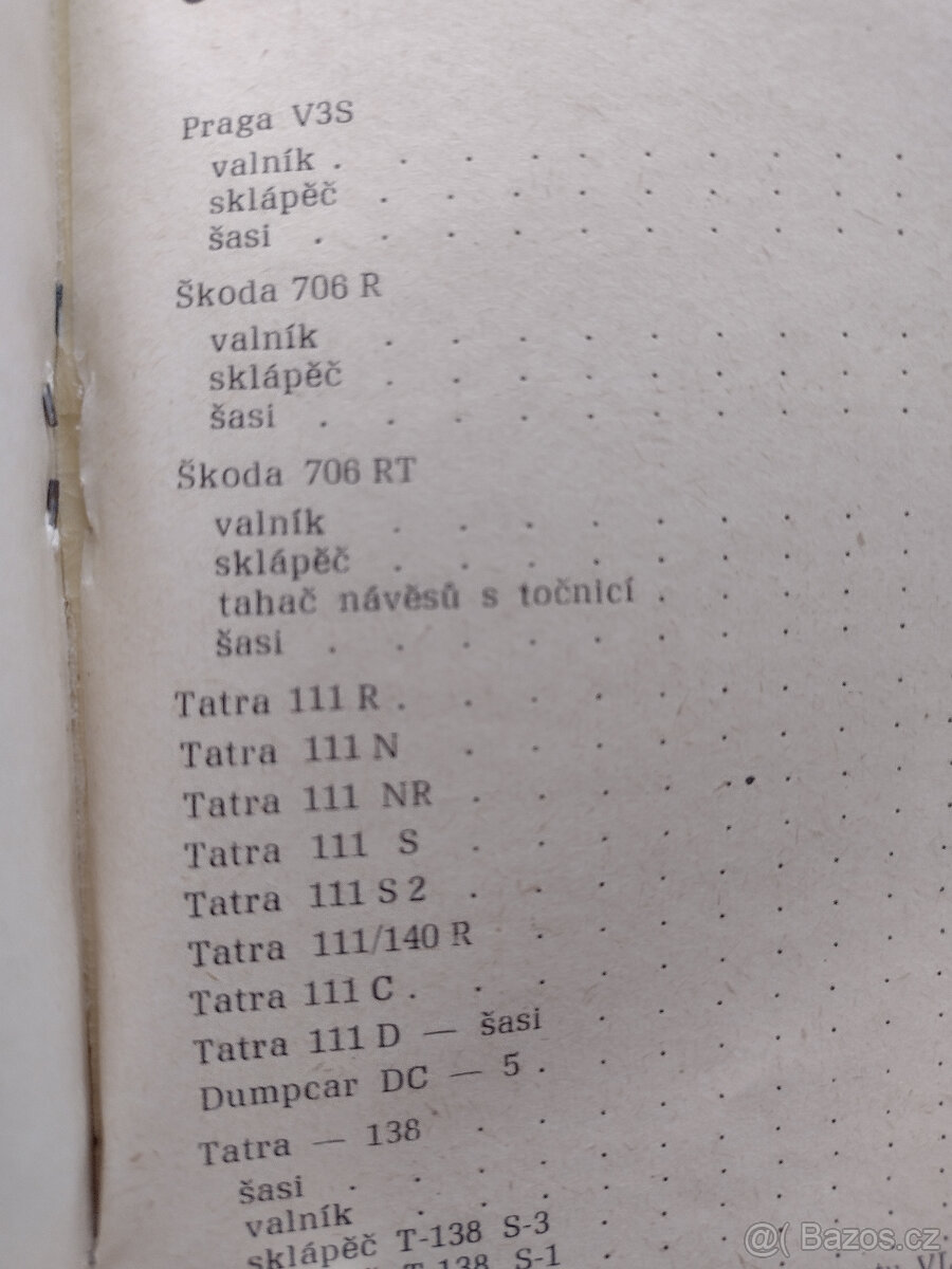UŽITKOVÉ AUTOMOBILY V DATECH A ČÍSLECH II., 1967 - 2