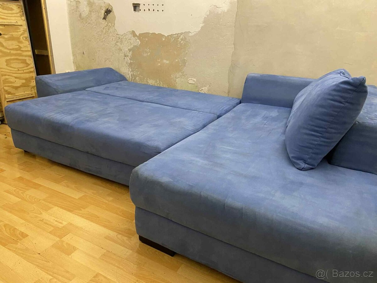 Rozkladaci sedacka s uložakemSuperr stav Moznost i odvozu - 2