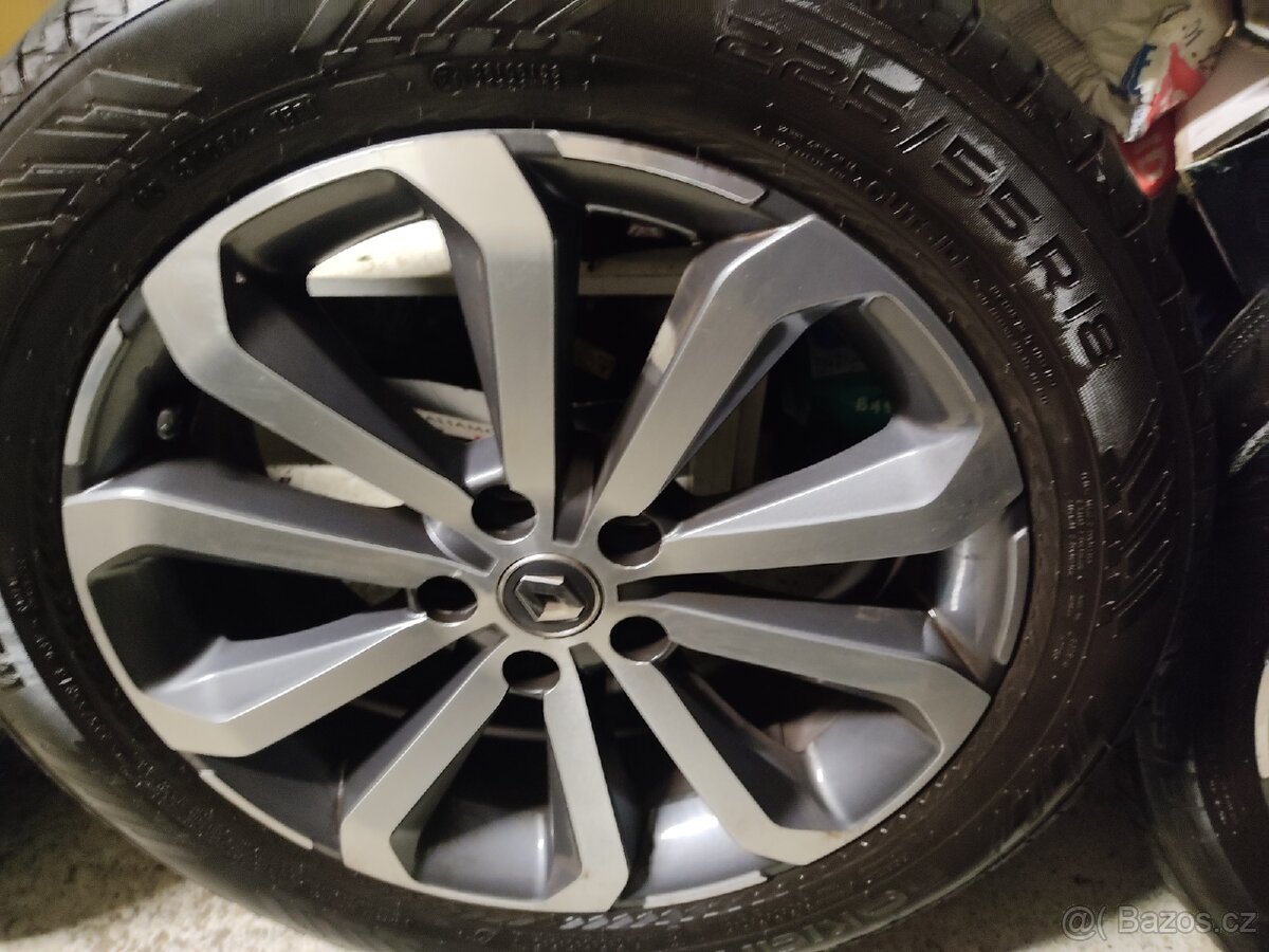 ALU kola Renault Koleos 5x114,3 r18 Originál,225/55ET35+TPMS - 2