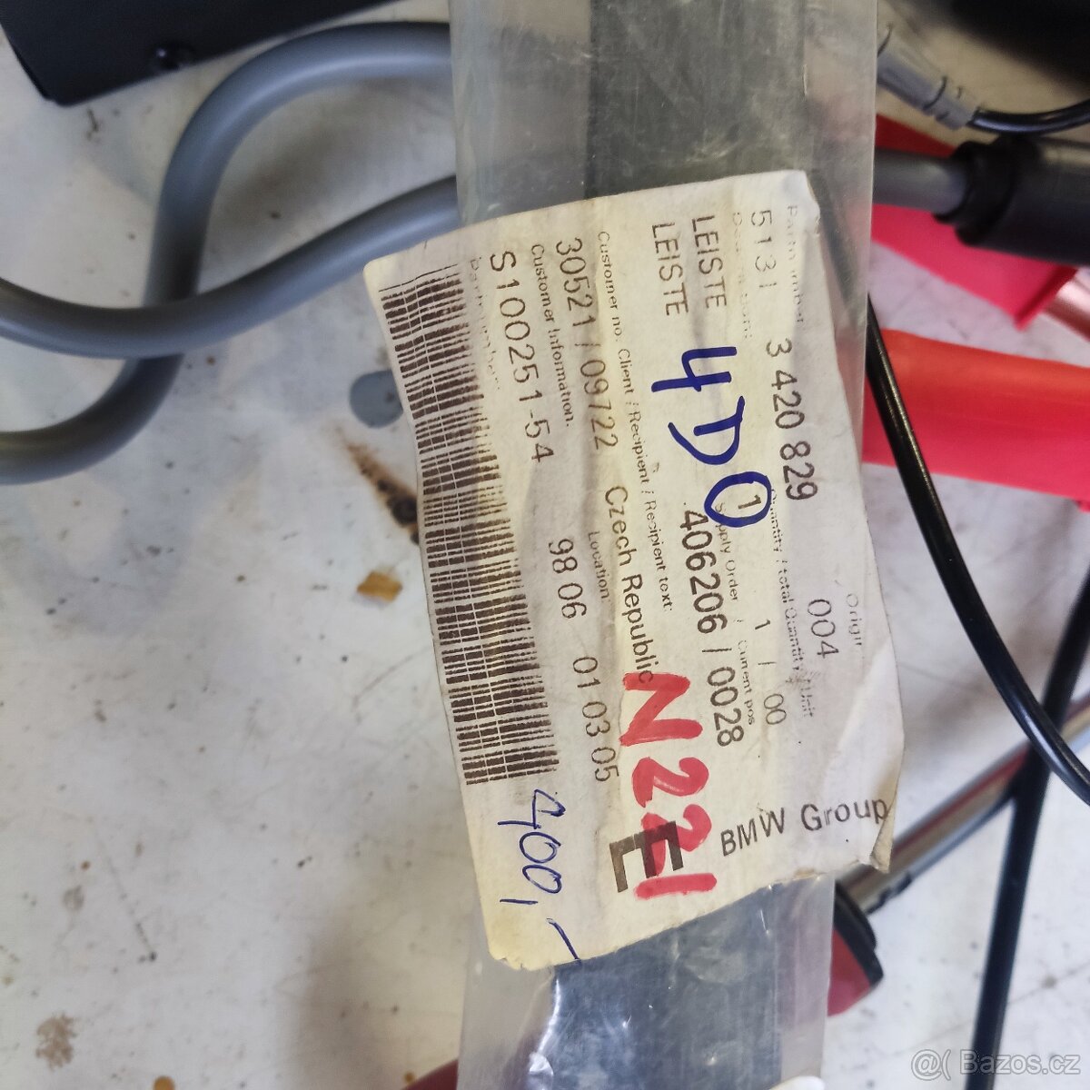 BMW E83 lišta okna 51313420829 - 2