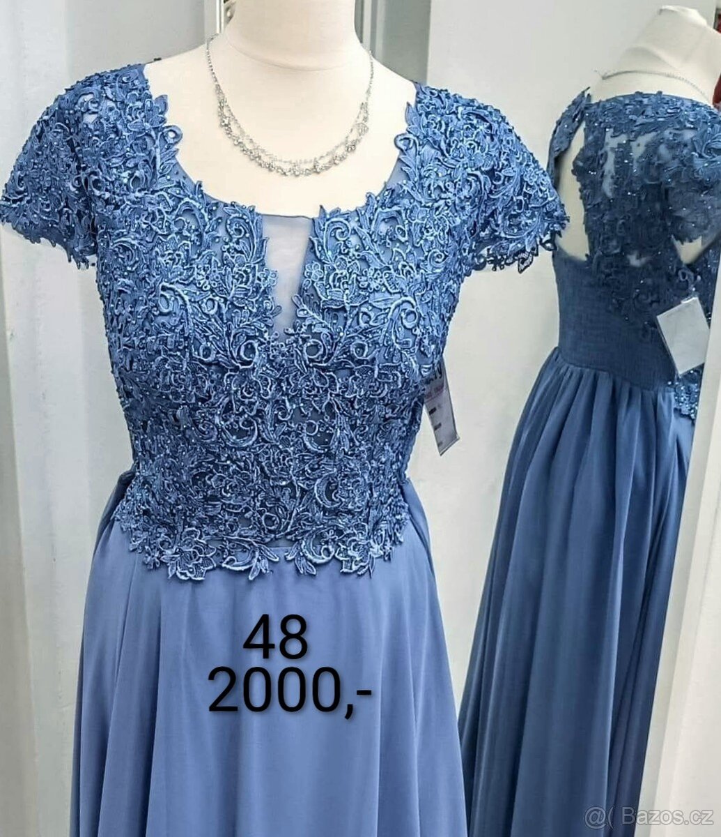 NOVÉ plesové šaty KRAJKOVÉ - 2