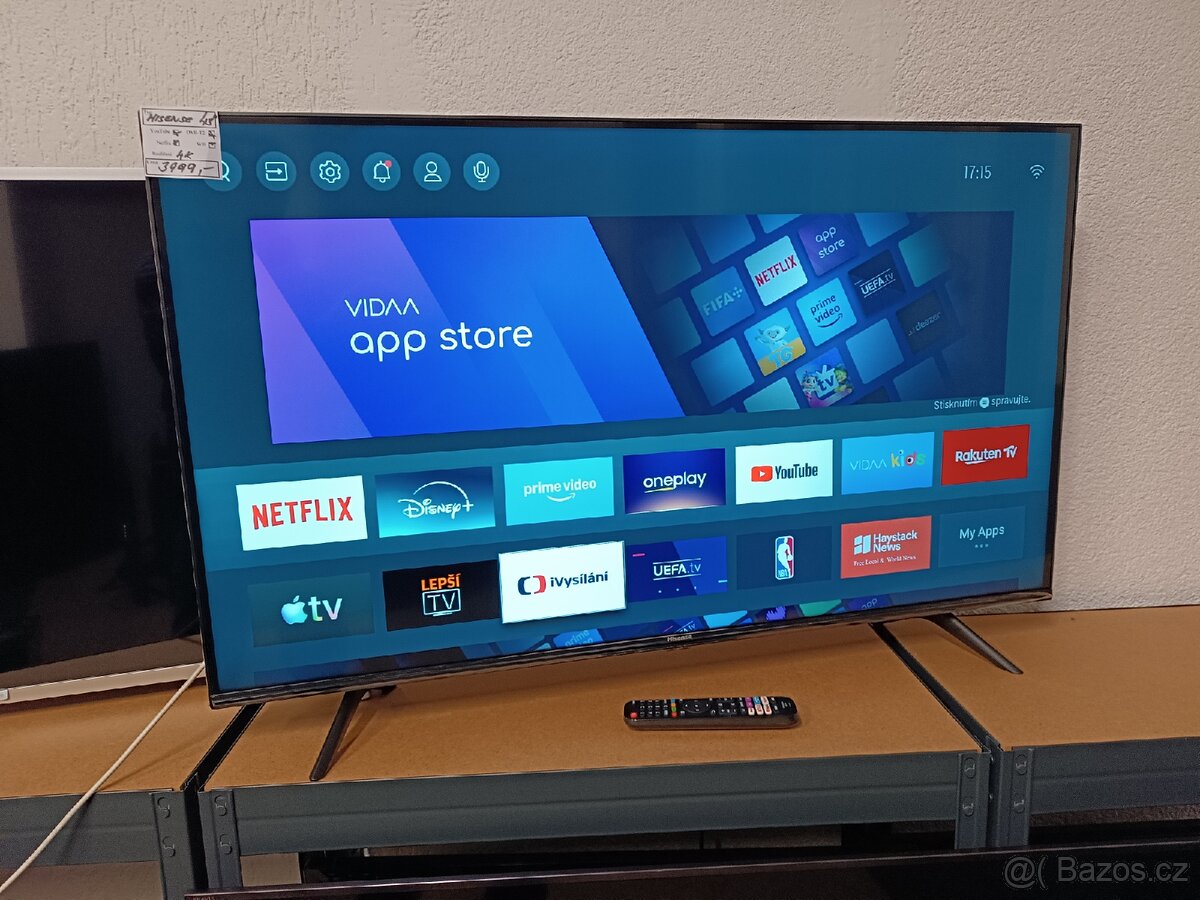 Smart led TV hisense 43"=109cm dvb-t 2 WiFi - 2