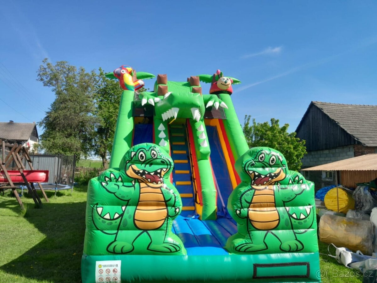 Skakaci hrad 7x4x6 m Krokodil - 2