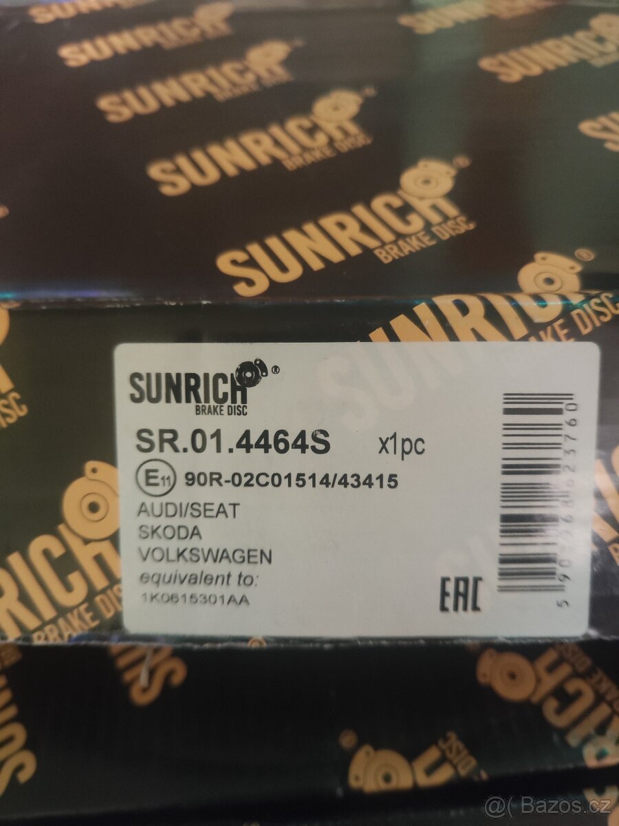 Brzdový kotouč SUNRICH - 2