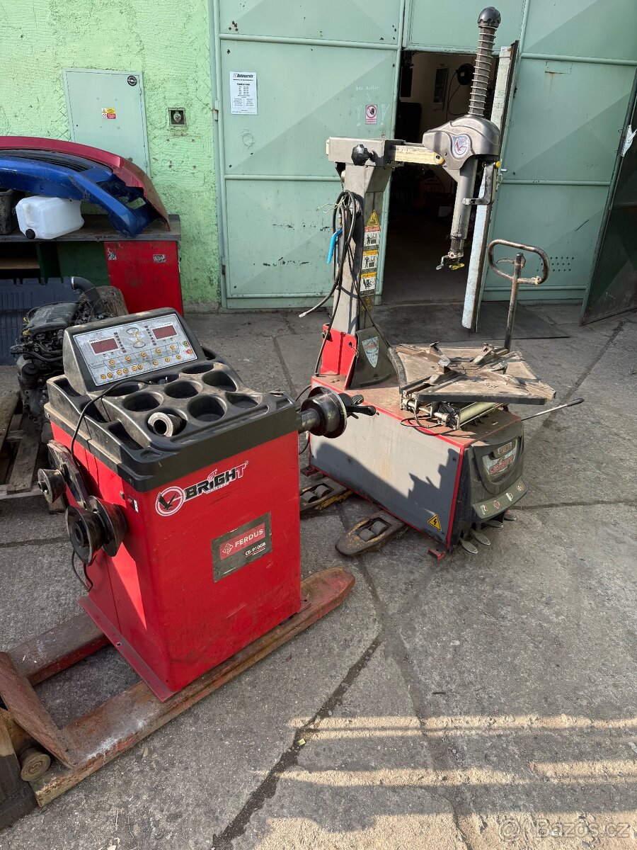 Vyvažovačka + automatická zouvačka Ferdus - 2