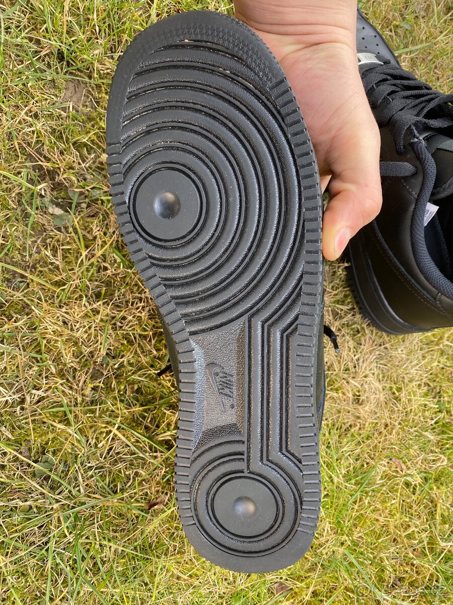 Boty nike air force 1 black - 2