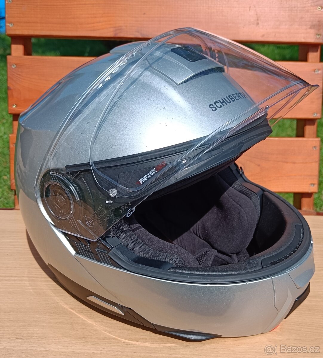 Přilba Schuberth C5 stříbrná, vel. XL/61 - 2