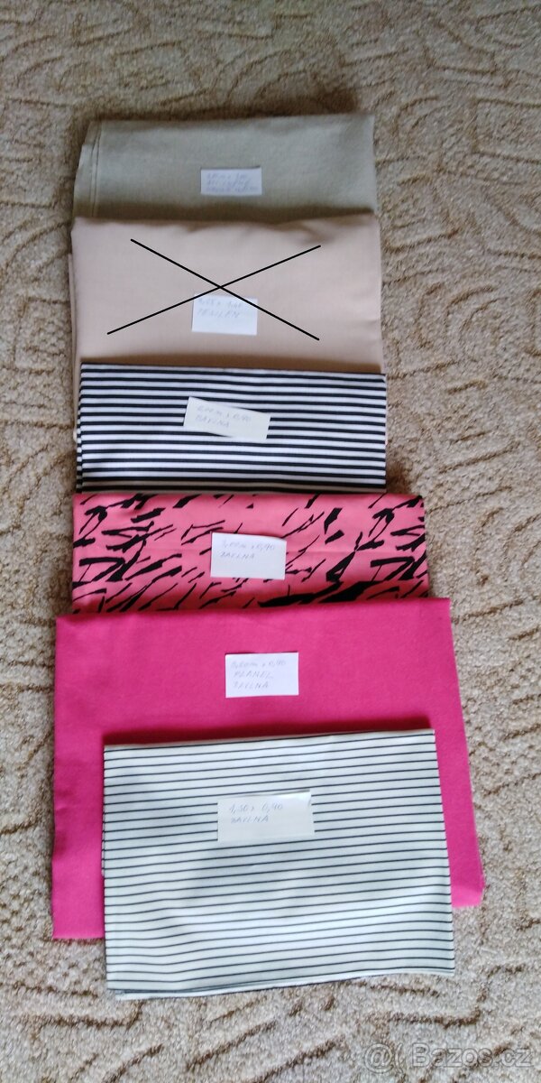 Látky bavlna - metráž - 2