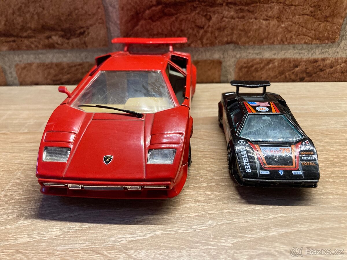 BURAGO - 2x LAMBORGHINI COUNTACH. - 2
