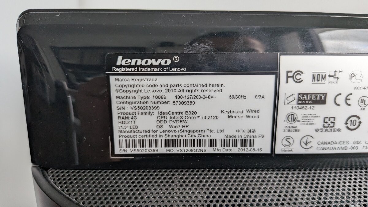 All-in-One PC Lenovo IdeaCentre B320 – 21.5" Full HD - 2