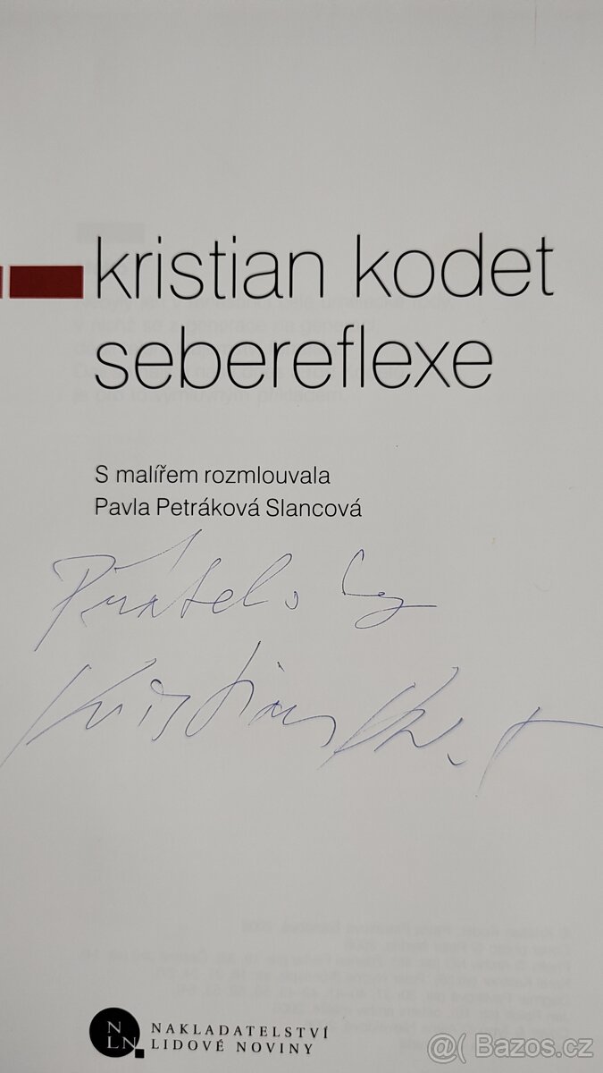 KNIHA KRISTIAN KODET -SEBEREFLEXE PODPIS AUTORA - 2